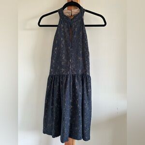 J.O.A. Navy Lace Dress